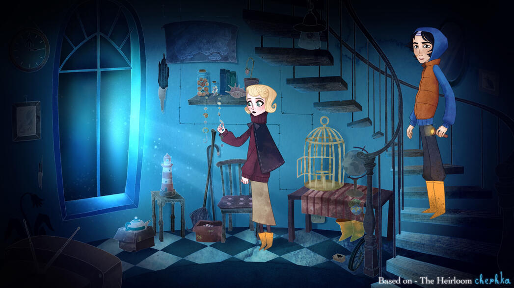 This work is done as a test assignment for Babubi Games, LLC. The Heirloom and all related characters, names, logos, and distinctive likenesses thereof are the property of Babubi Games, LLC and/or its affiliates.